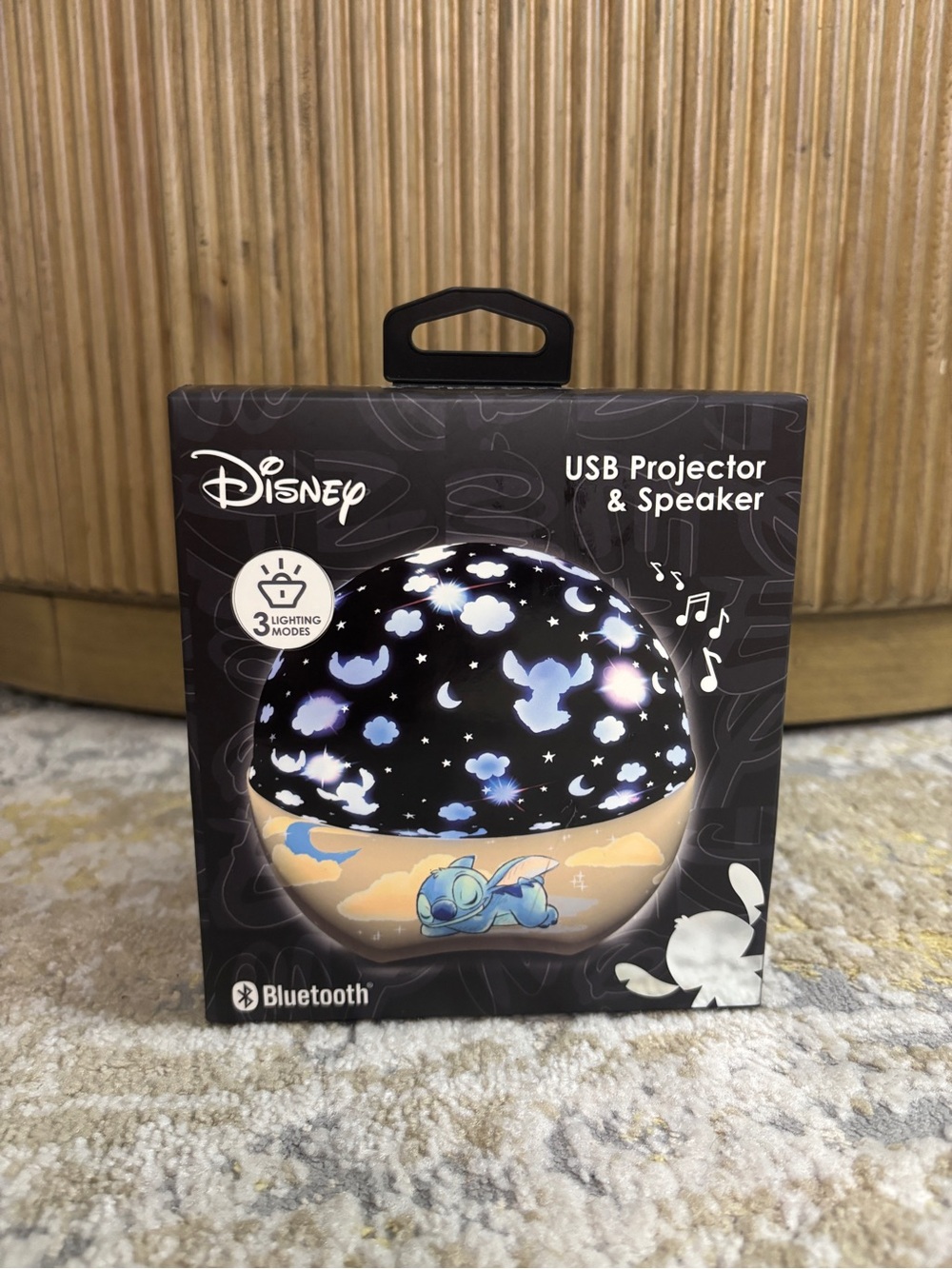 Disney Lilo & Stitch Sleep USB Nightlight Projector & Bluetooth Speaker iJoy New